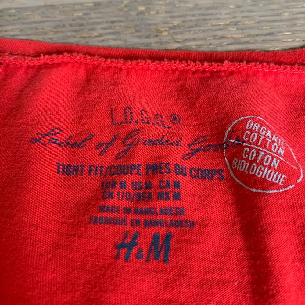 Red t-shirt H&M - Picture 4 of 4
